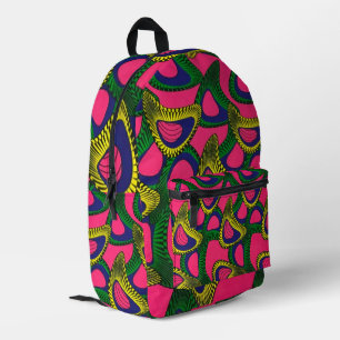 afrikanisch bedruckter rucksack