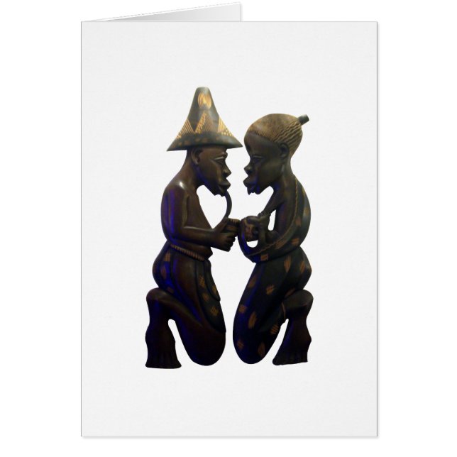 Afrikanisch gepaarte Herzen: Ein schöner Moment (Vorne)