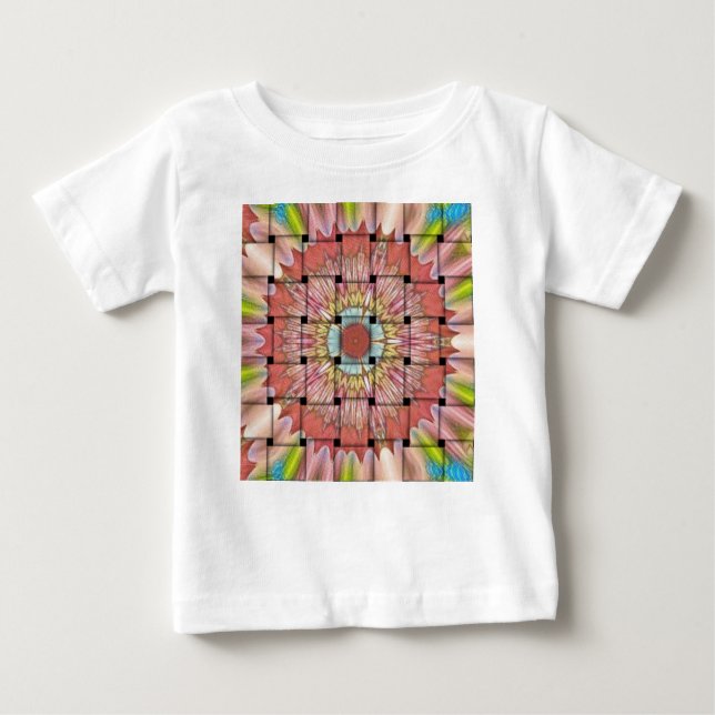 afrikanisch Inspirierte Kunstdrucke - Geometrische Baby T-shirt (Vorderseite)