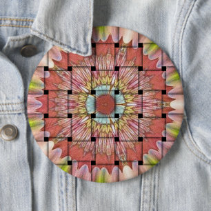 afrikanisch Inspirierte Kunstdrucke - Geometrische Button