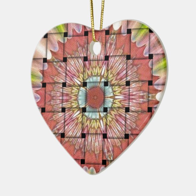 afrikanisch Inspirierte Kunstdrucke - Geometrische Keramikornament (Links)