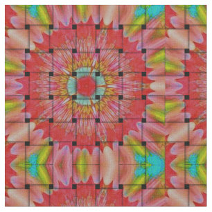 afrikanisch Inspirierte Kunstdrucke - Geometrische Stoff