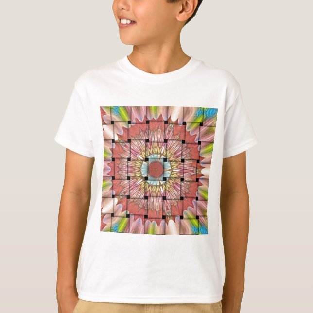 afrikanisch Inspirierte Kunstdrucke - Geometrische T-Shirt (Vorderseite)