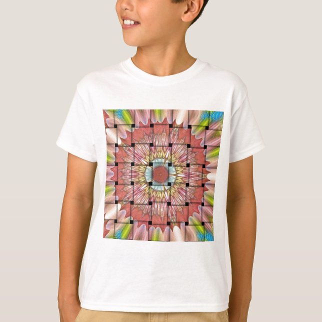 afrikanisch Inspirierte Kunstdrucke - Geometrische T-Shirt (Vorderseite)