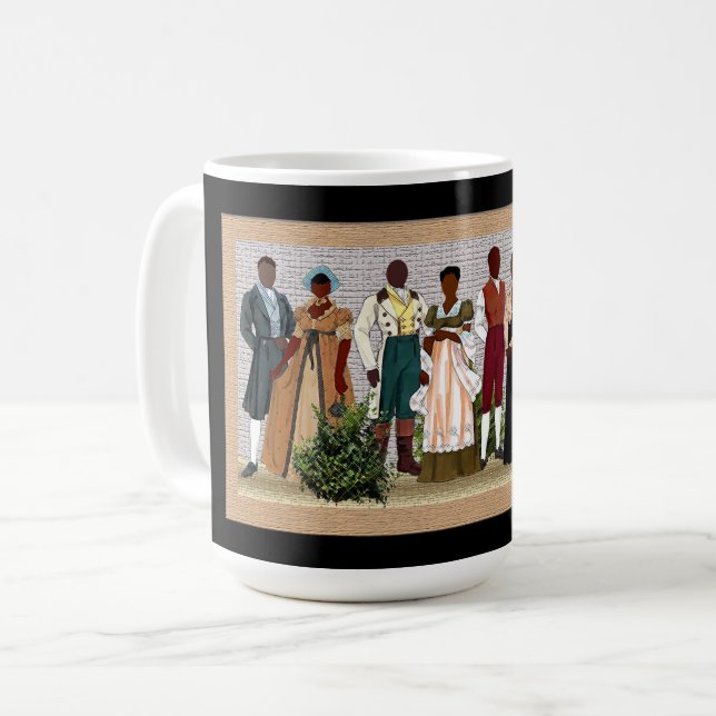 Afrikanisch Kaffeetasse (Vorderseite Links)