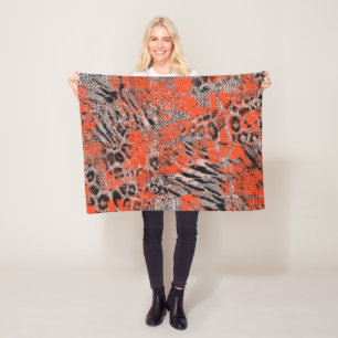 Afrikanisch, Stammeskultur. Fleecedecke