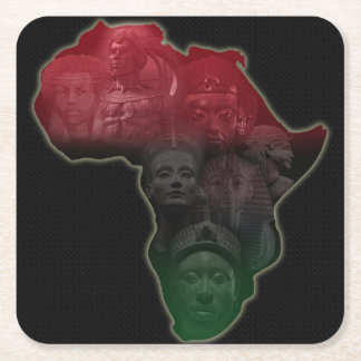 Afrikanische Abgabe-Untersetzer Rechteckiger Pappuntersetzer