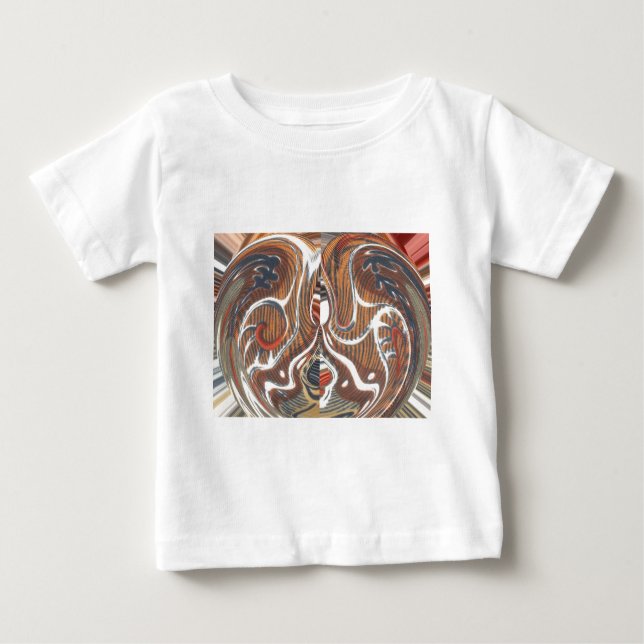 Afrikanische Abstrakte Kunstdrucke Baby T-shirt (Vorderseite)