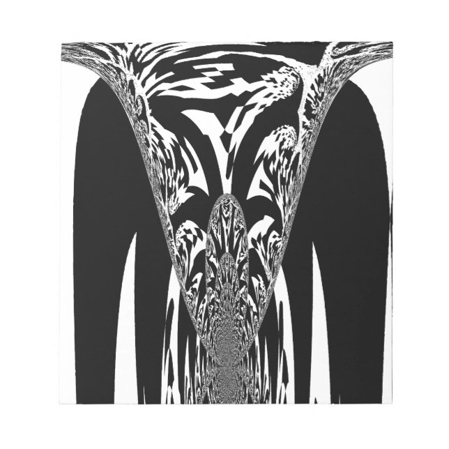 Afrikanische Abstrakte Kunstdrucke Notizblock (Vorderseite)