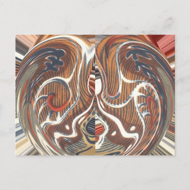 Afrikanische Abstrakte Kunstdrucke Postkarte (Vorderseite)