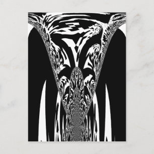 Afrikanische Abstrakte Kunstdrucke Postkarte