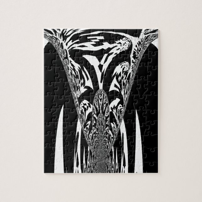 Afrikanische Abstrakte Kunstdrucke Puzzle (Vertikal)