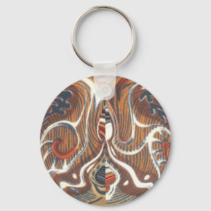 Afrikanische Abstrakte Kunstdrucke Schlüsselanhänger