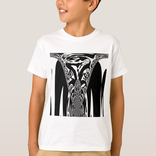 Afrikanische Abstrakte Kunstdrucke T-Shirt (Vorderseite)