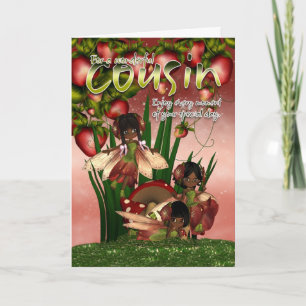 Afrikanische American Birthday Card - Cousin - Mon Karte