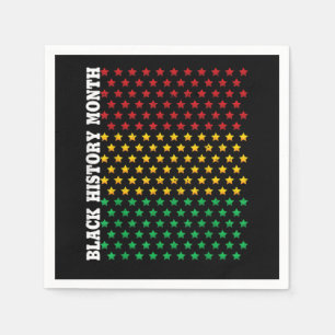 Afrikanische Amerikaner Schwarze Geschichte Monat  Serviette