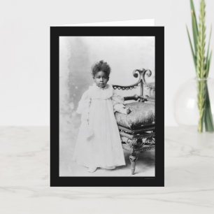 Afrikanische Amerikanerin 1900 Karte