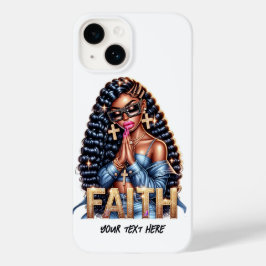 Afrikanische Amerikanerin im Gebet Christlich Case-Mate iPhone 14 Hülle