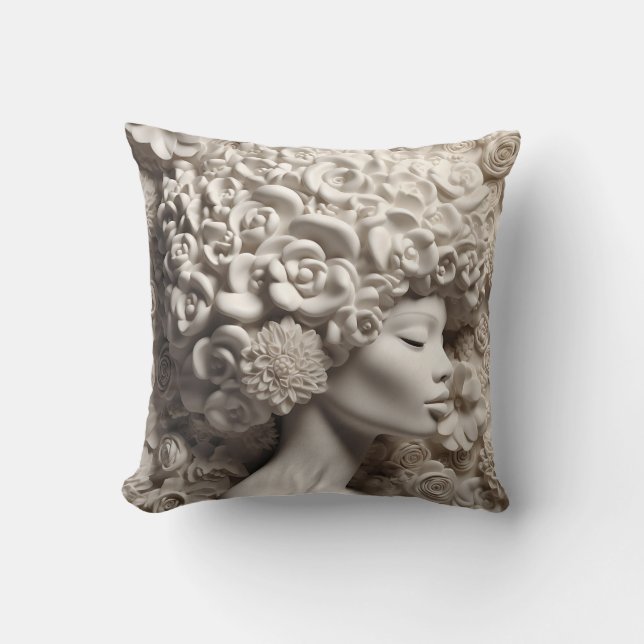 Afrikanische Amerikanerin Schwarze Königin Melanin Kissen (Vorderseite)