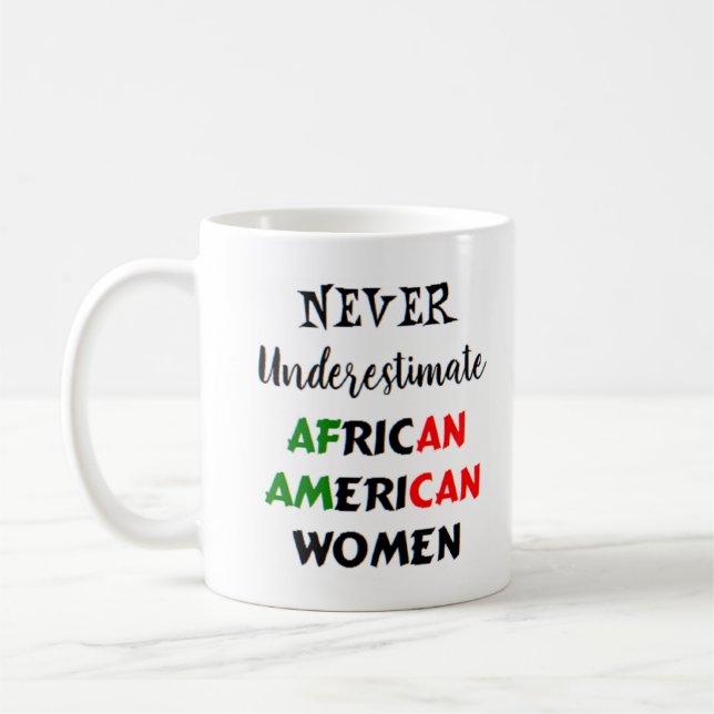 afrikanische Amerikanerinnen Kaffeetasse (Links)