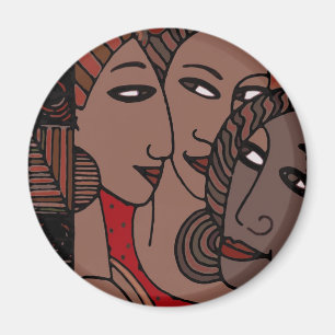 Afrikanische Amerikanerinnen Magnet