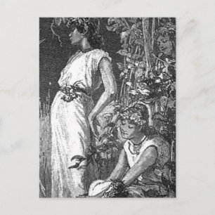 Afrikanische amerikanische Feen (Brautparty) Einladungspostkarte