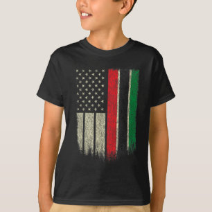 Afrikanische amerikanische Flagge - Panafrikanisch T-Shirt