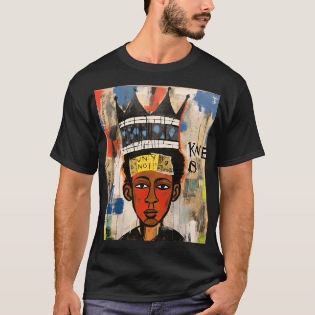 Afrikanische amerikanische Geschichte und schwarze T-Shirt (Vorderseite)