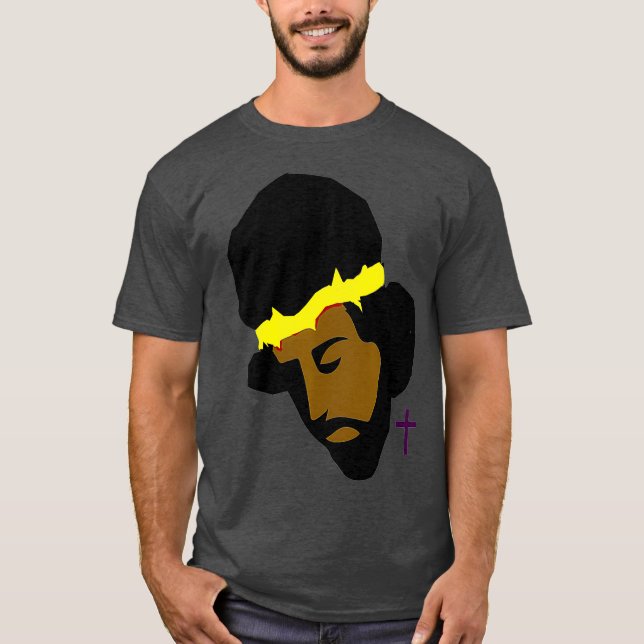 AFRIKANISCHE AMERIKANISCHE    JESUSBlack Jesus Art T-Shirt (Vorderseite)