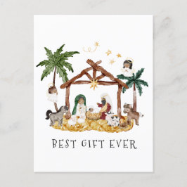 Afrikanische Amerikanische Krippe Weihnachten Postkarte