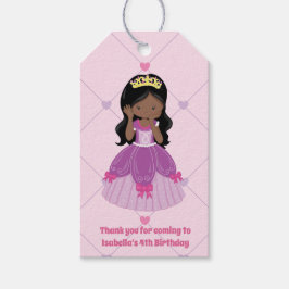 Afrikanische Amerikanische Prinzessin Custom Birth Geschenkanhänger