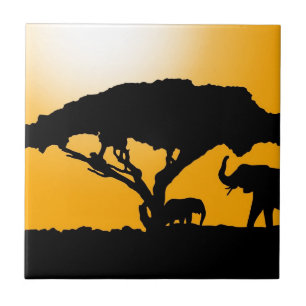 Afrikanische Art Fliese