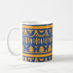 Afrikanische Chevrons: Ethnisches Stammesmuster Kaffeetasse