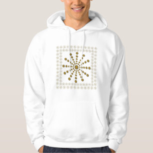 Afrikanische Coole Sonnenblume Polka Dot Art Print Hoodie