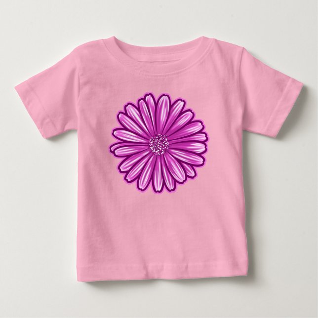 Afrikanische Daisy-Blume, realistische Illustratio Baby T-shirt (Vorderseite)
