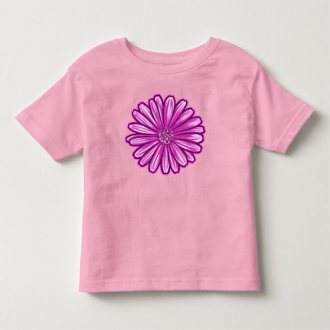 Afrikanische Daisy-Blume, realistische Illustratio Kleinkind T-shirt (Vorderseite)