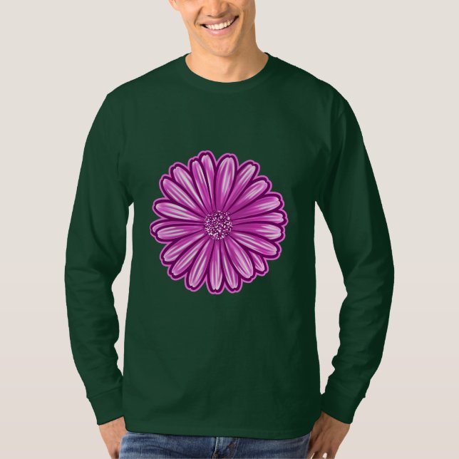 Afrikanische Daisy-Blume, realistische Illustratio T-Shirt (Vorderseite)