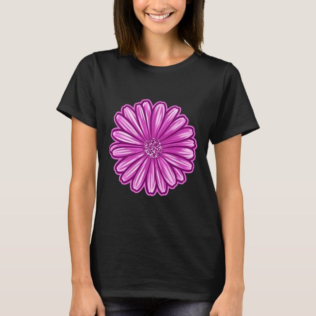Afrikanische Daisy-Blume, realistische Illustratio T-Shirt (Vorderseite)