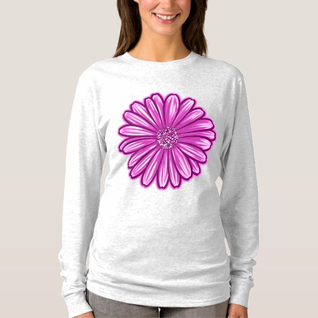 Afrikanische Daisy-Blume, realistische Illustratio T-Shirt (Vorderseite)