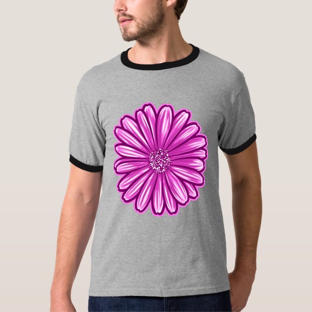 Afrikanische Daisy-Blume, realistische Illustratio T-Shirt (Vorderseite)