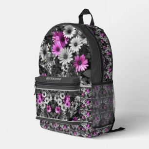 Afrikanische Daisy-Blume teilweise Personalisiert Bedruckter Rucksack