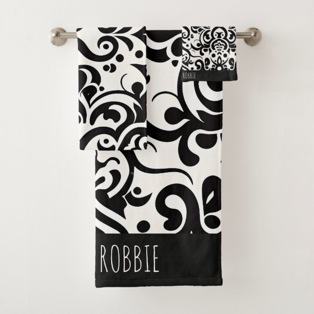 Afrikanische Damask Badhandtuch Set (Insitu)