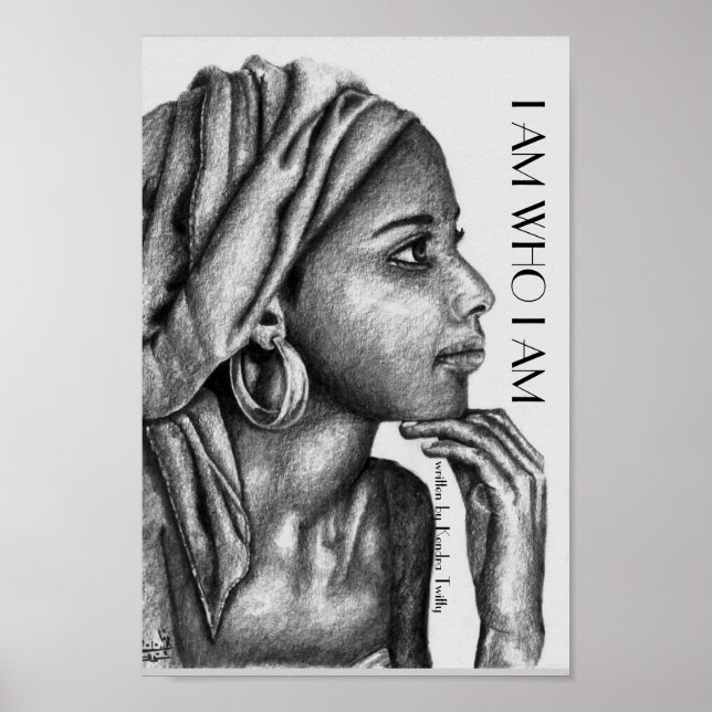 afrikanische Dame Poster (Vorne)