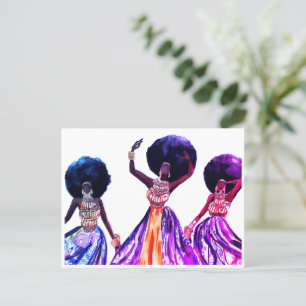 AFRIKANISCHE DANKER POSTKARTE