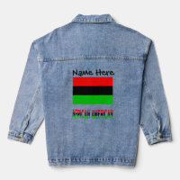 Afrikanische Diaspora-Flagge Schwarze Personalisie