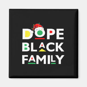 Afrikanische Drogenschwarze Familie Afro Team Sant Magnet