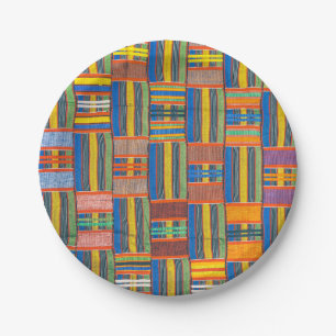 Afrikanische Druckpapier-Party-Teller Pappteller