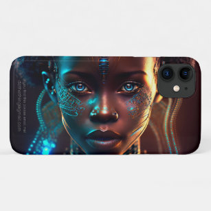 afrikanische Electro Style Woman Face Case-Mate iPhone Hülle