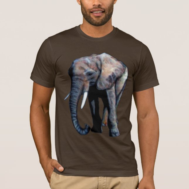 Afrikanische Elefantenkunst für Tierliebhaber! T-Shirt (Vorderseite)