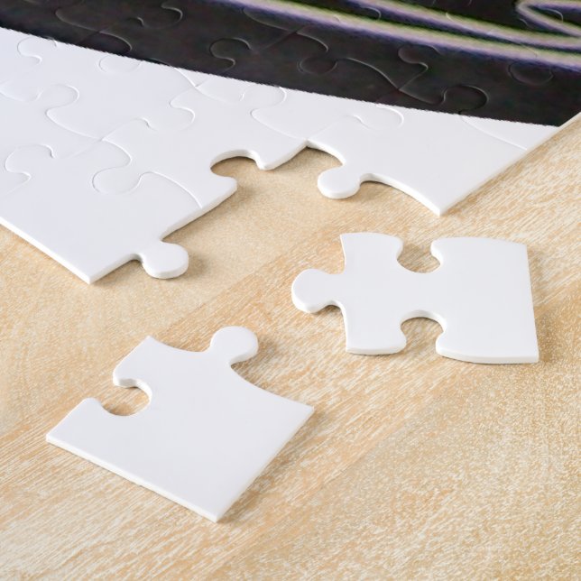 afrikanische Elefantenkunst Print Puzzle (Seite)